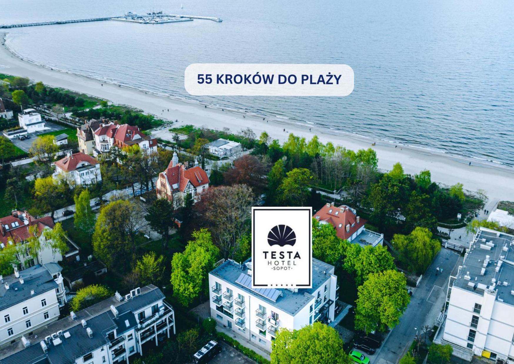 Hotel Testa Sopot Kültér fotó